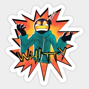 fnf whitty ballistic graffiti Sticker